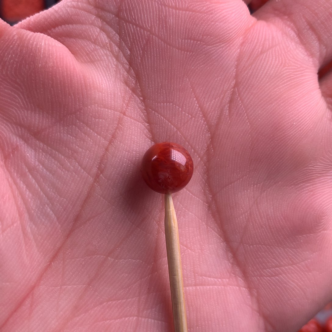 南红玛瑙圆珠9+未镶嵌
