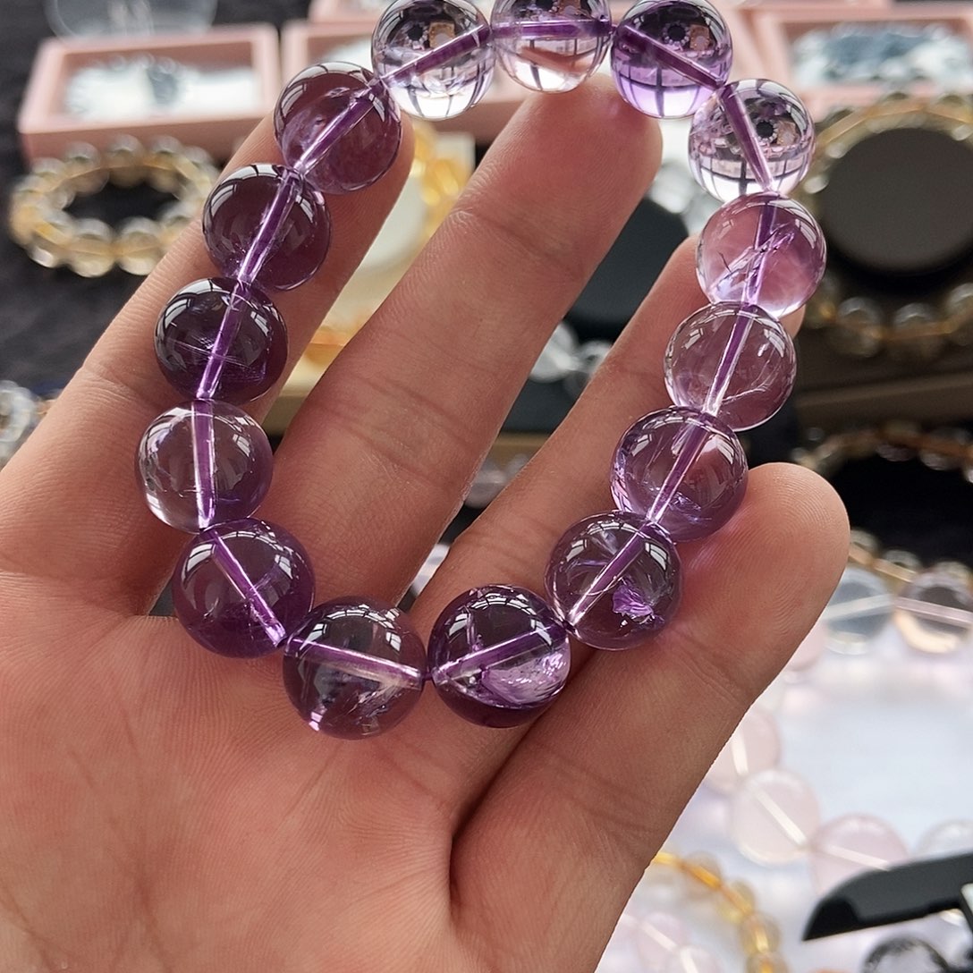 水晶手链未镶嵌金*多默认微瑕