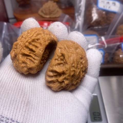 文玩核桃把件蛇头