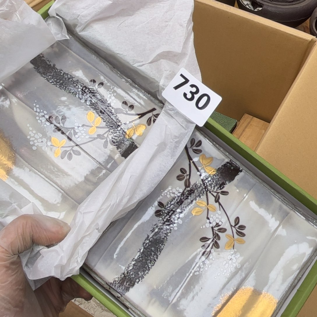 瓷片摆件工艺品摆件666