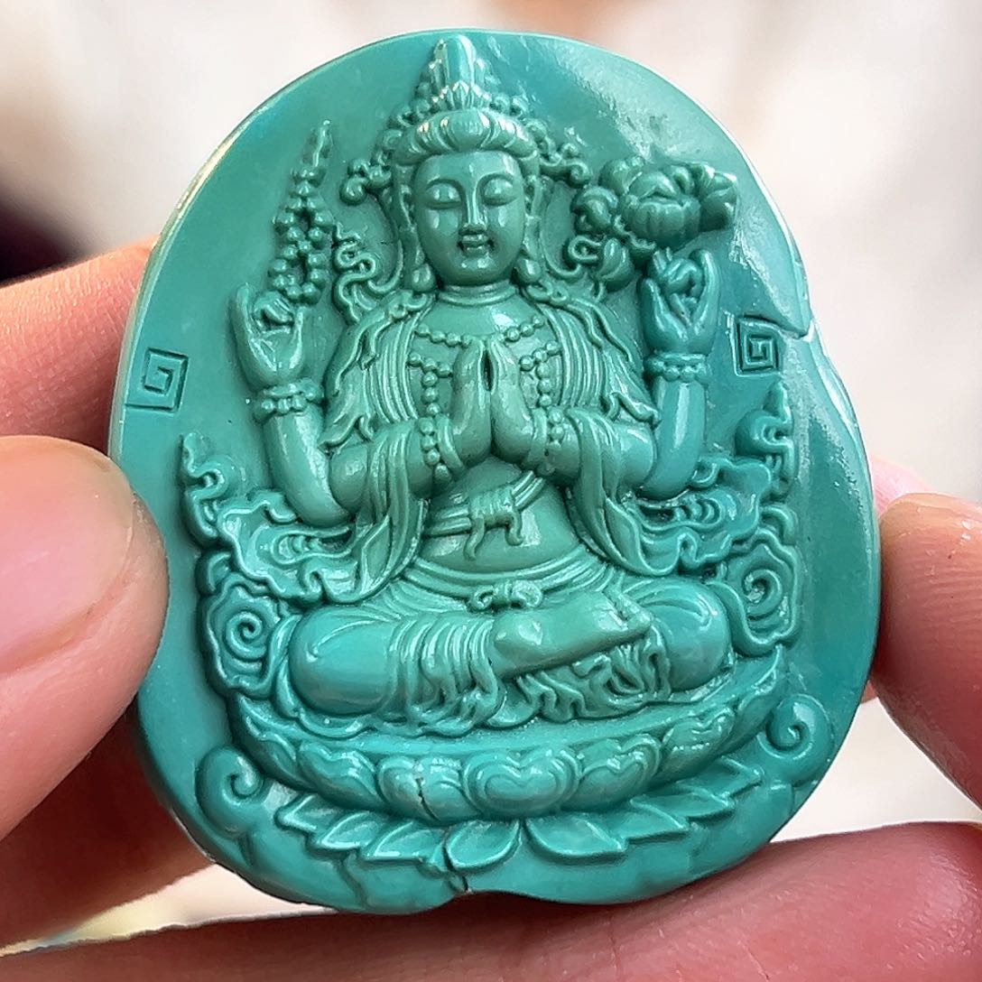 绿松石珠宝奇石未镶嵌