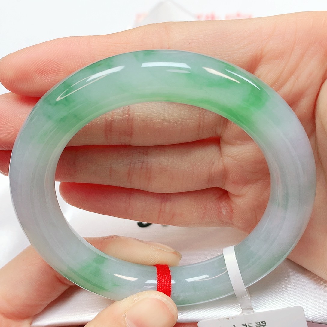 未镶嵌手镯翡翠翡翠手镯55圆