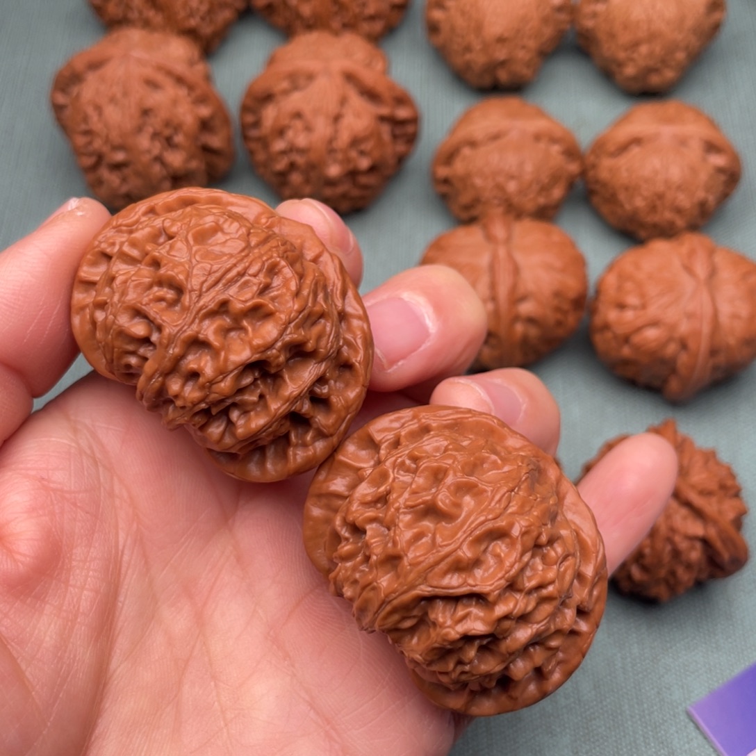 把件文玩核桃43全品蜡皮宫灯