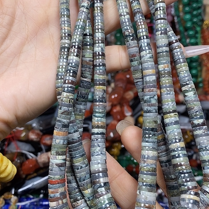 玛瑙/玉髓未镶嵌珠宝半成品玛瑙塔链卡3-12mm