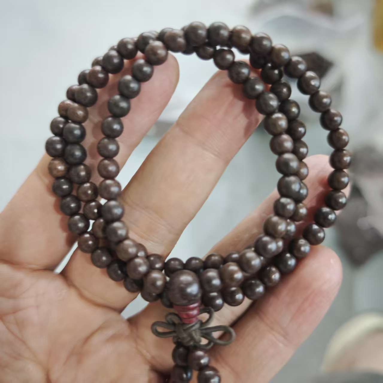 L10 雷击木0.5cm多圈手串