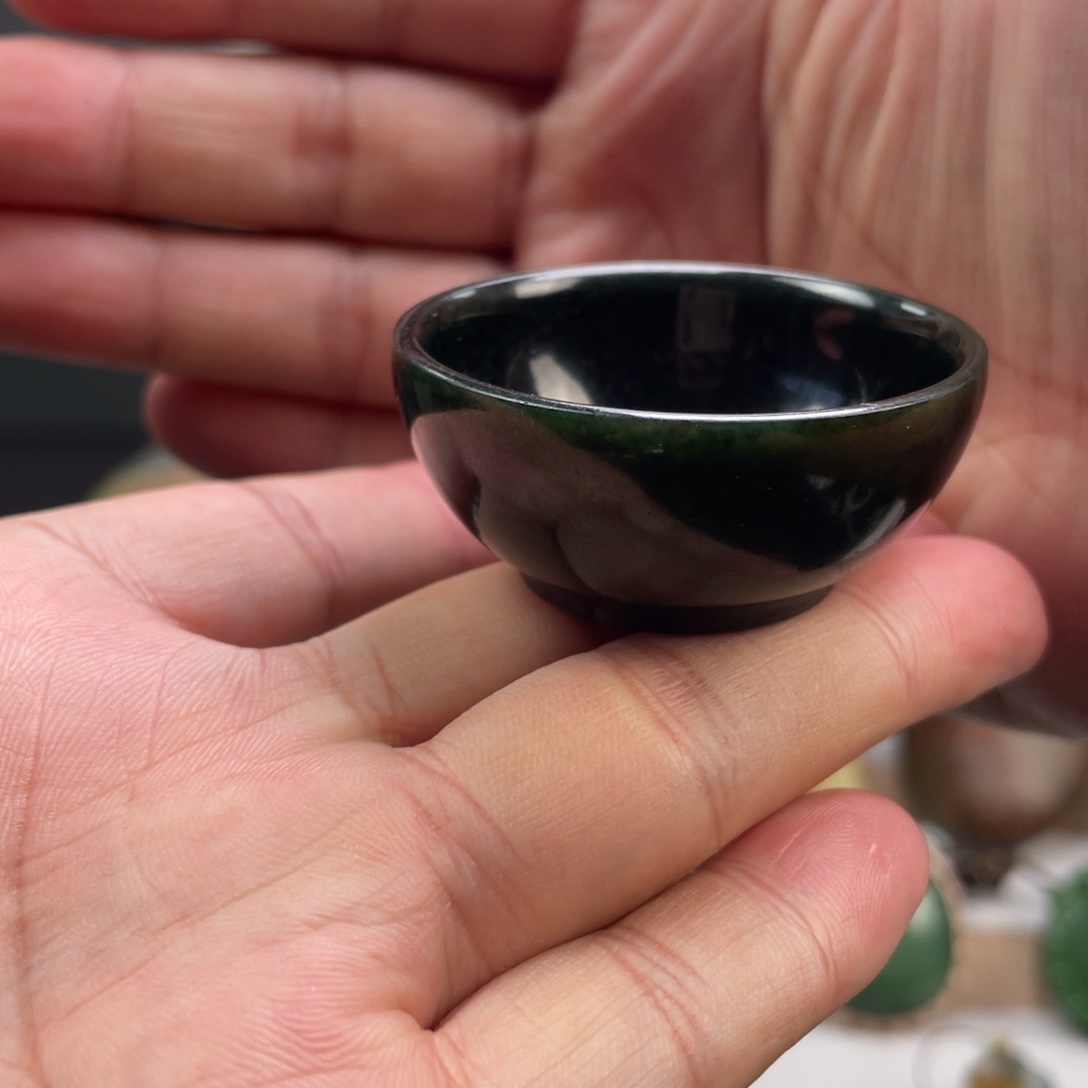 未镶嵌和田玉挂件和田玉茶杯未镶嵌