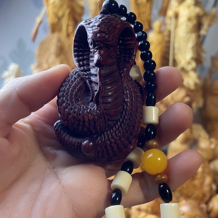 柏木（崖柏）紫檀木盘蛇