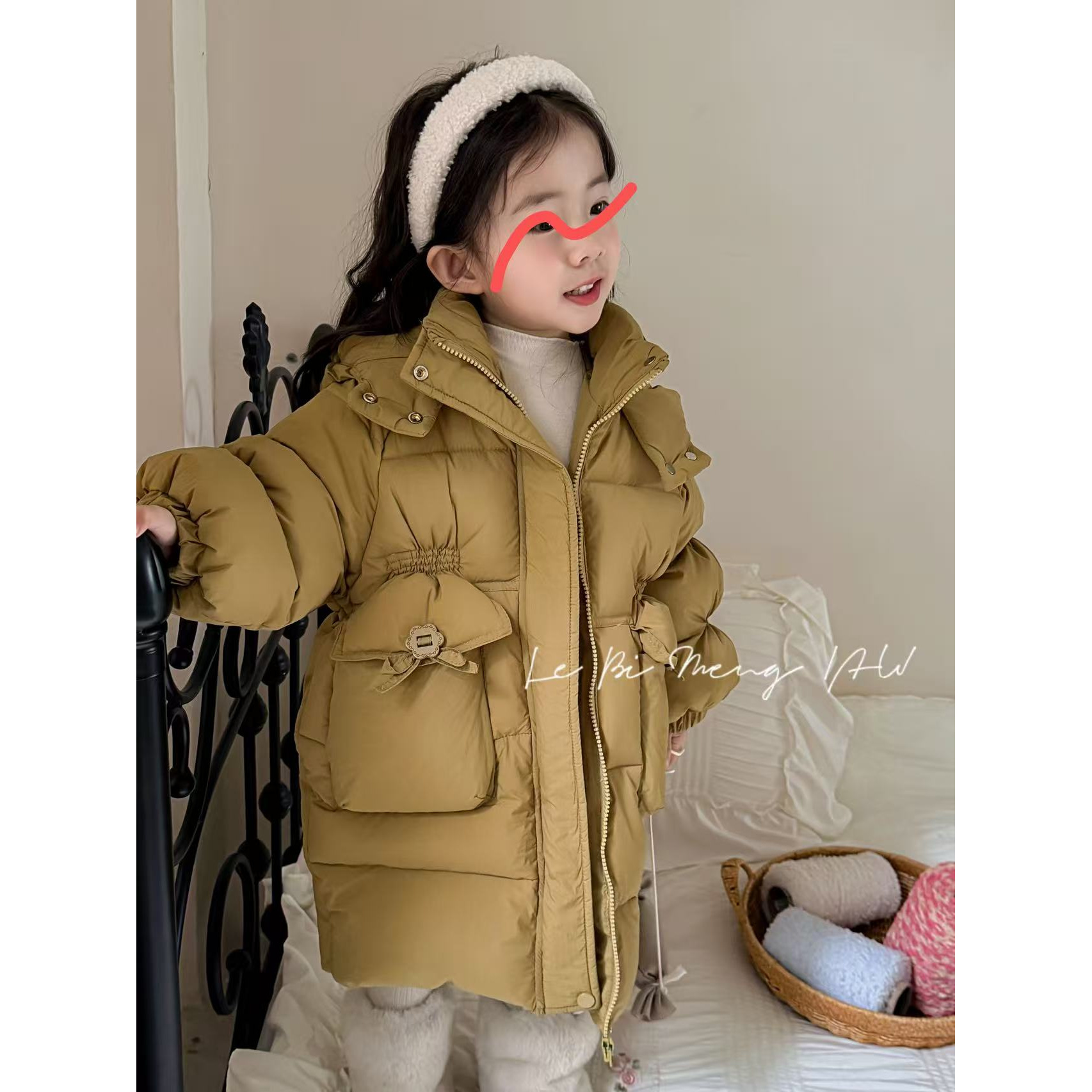 729-黄绿色羽羽服