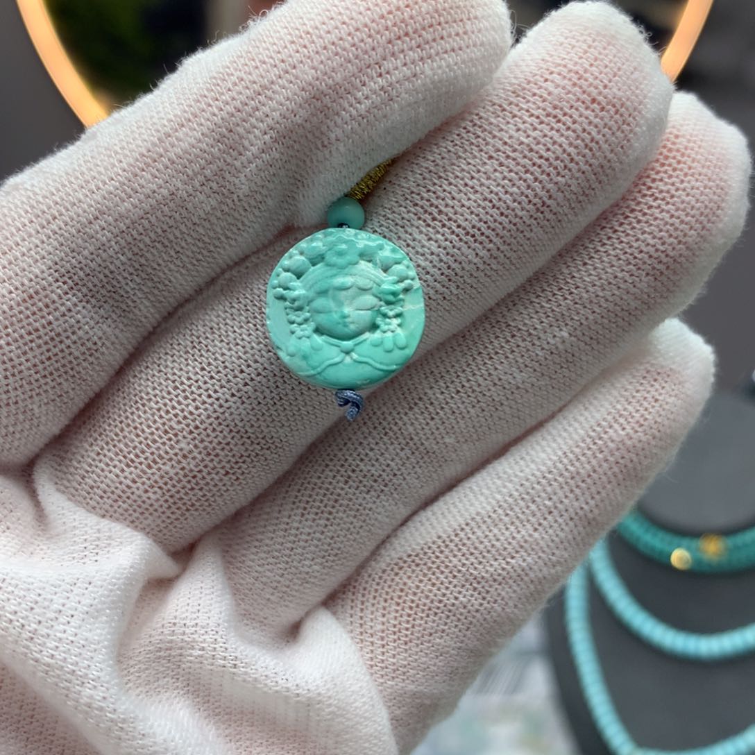 绿松石挂件未镶嵌