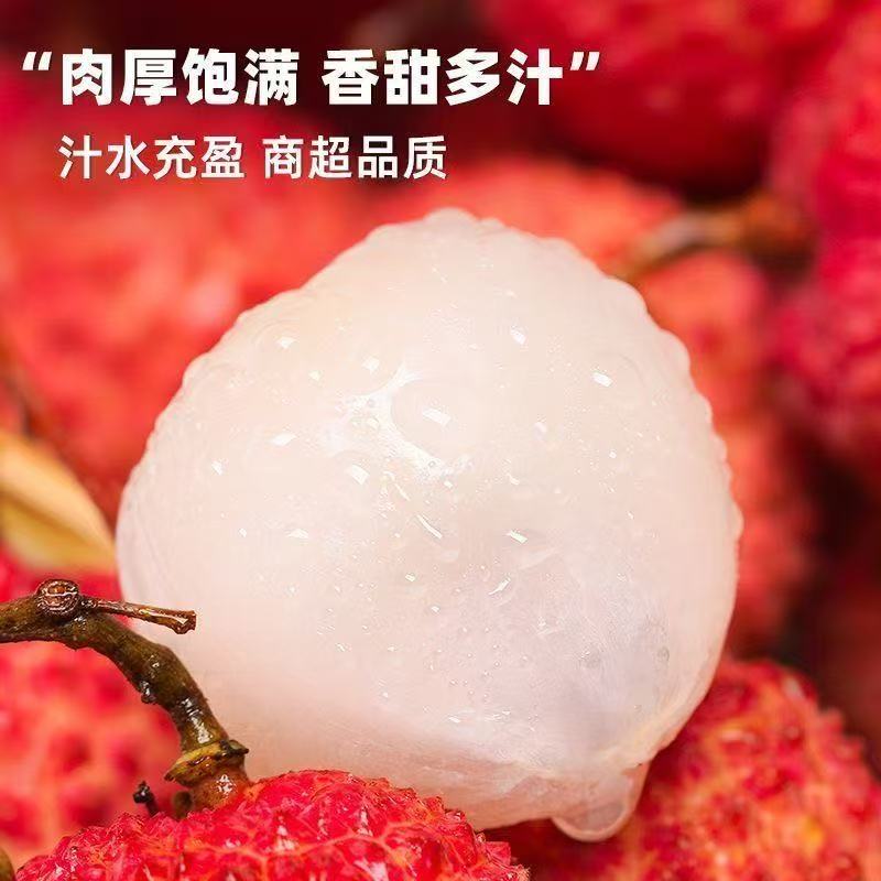 【京东兔优达】乌石黑叶荔枝新鲜时令水果清甜多汁产地直发