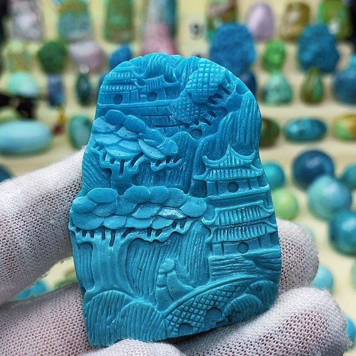 绿松石配饰未镶嵌