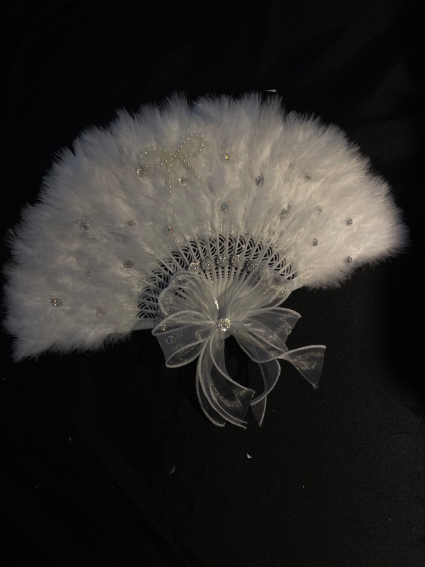 新款新娘羽毛扇子