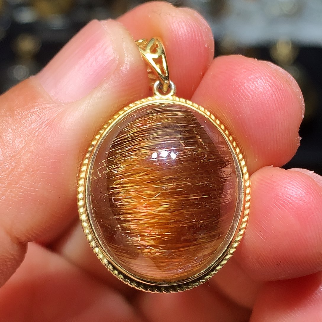 水晶银S925镀金镶嵌珠宝半成品定制款