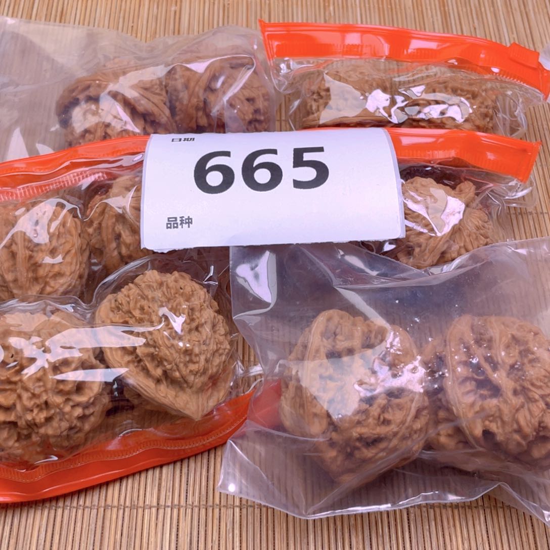 文玩核桃把件665号6对带练手粗筋