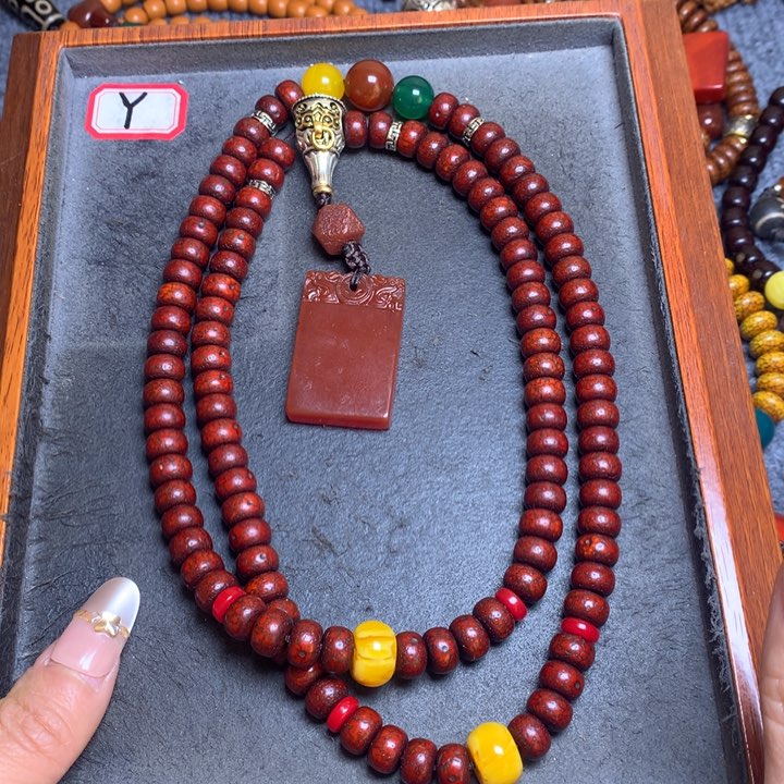 星月菩提吊坠菩提