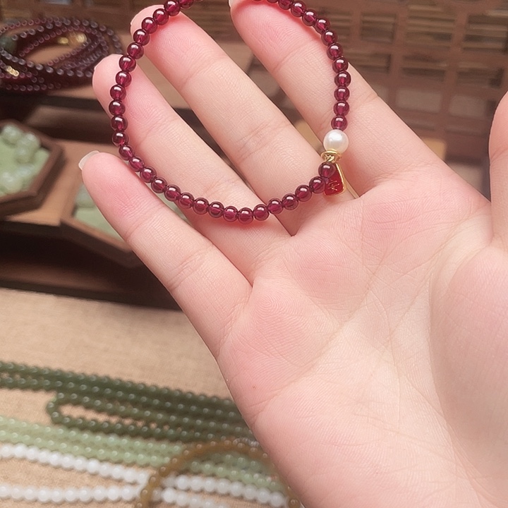 葡萄石未镶嵌手绳手串ga