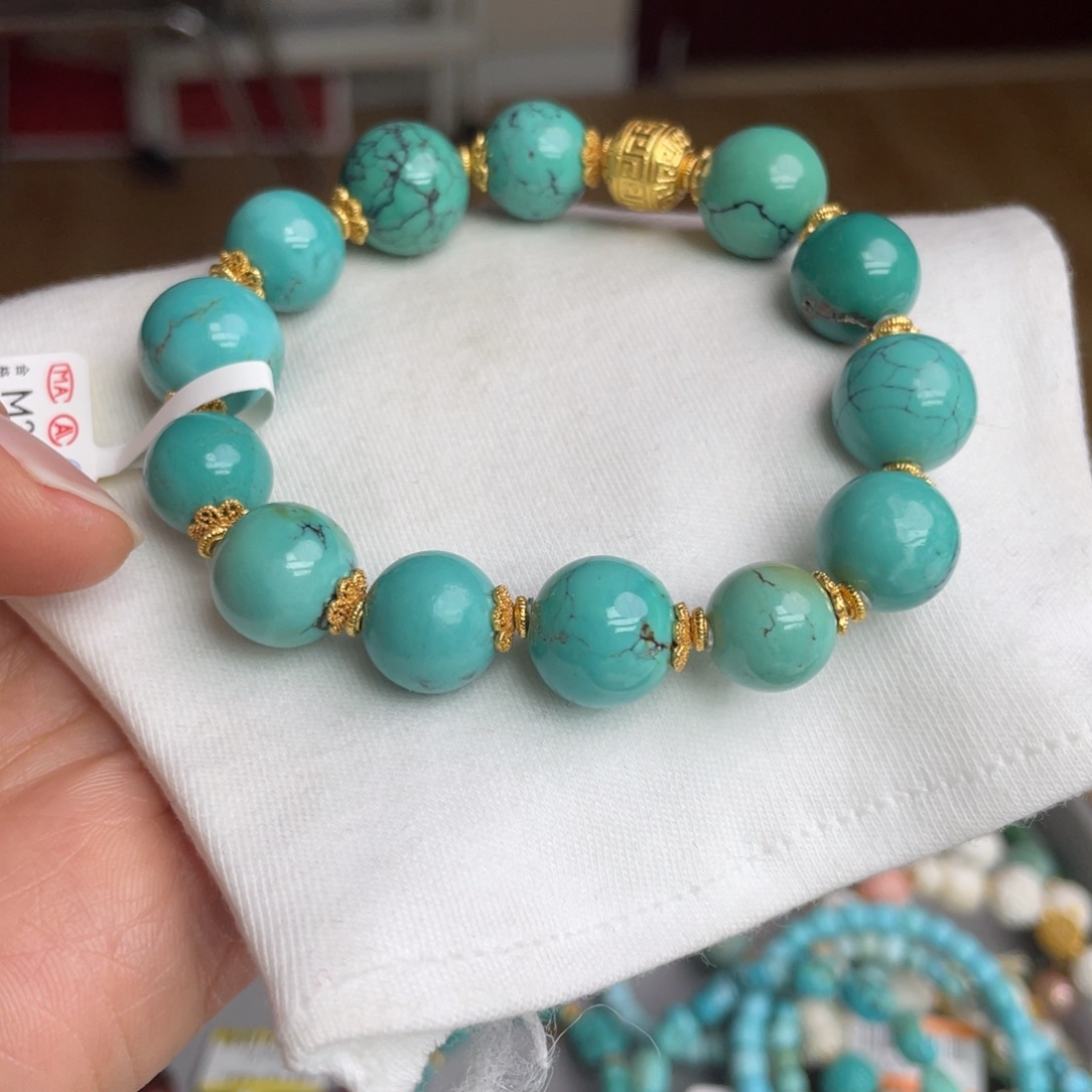 绿松石未镶嵌手链