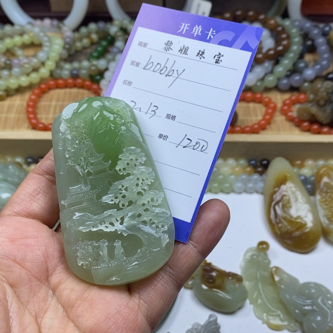 和田玉（糖玉）颈饰未镶嵌b***y