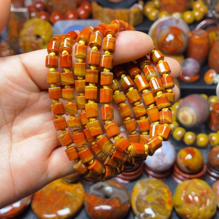 玛瑙/玉髓未镶嵌项链