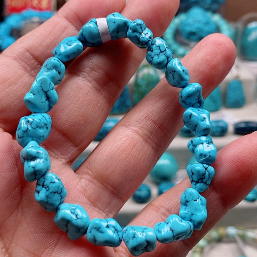 【闪购商品】绿松石绿松石未镶嵌简*