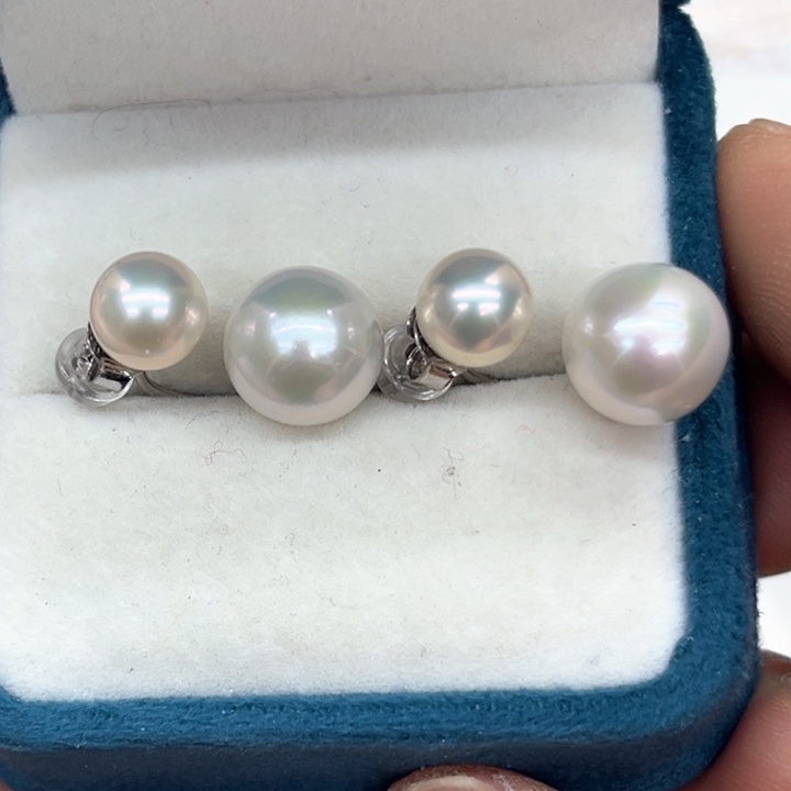 淡水珍珠银S925镶嵌颈饰