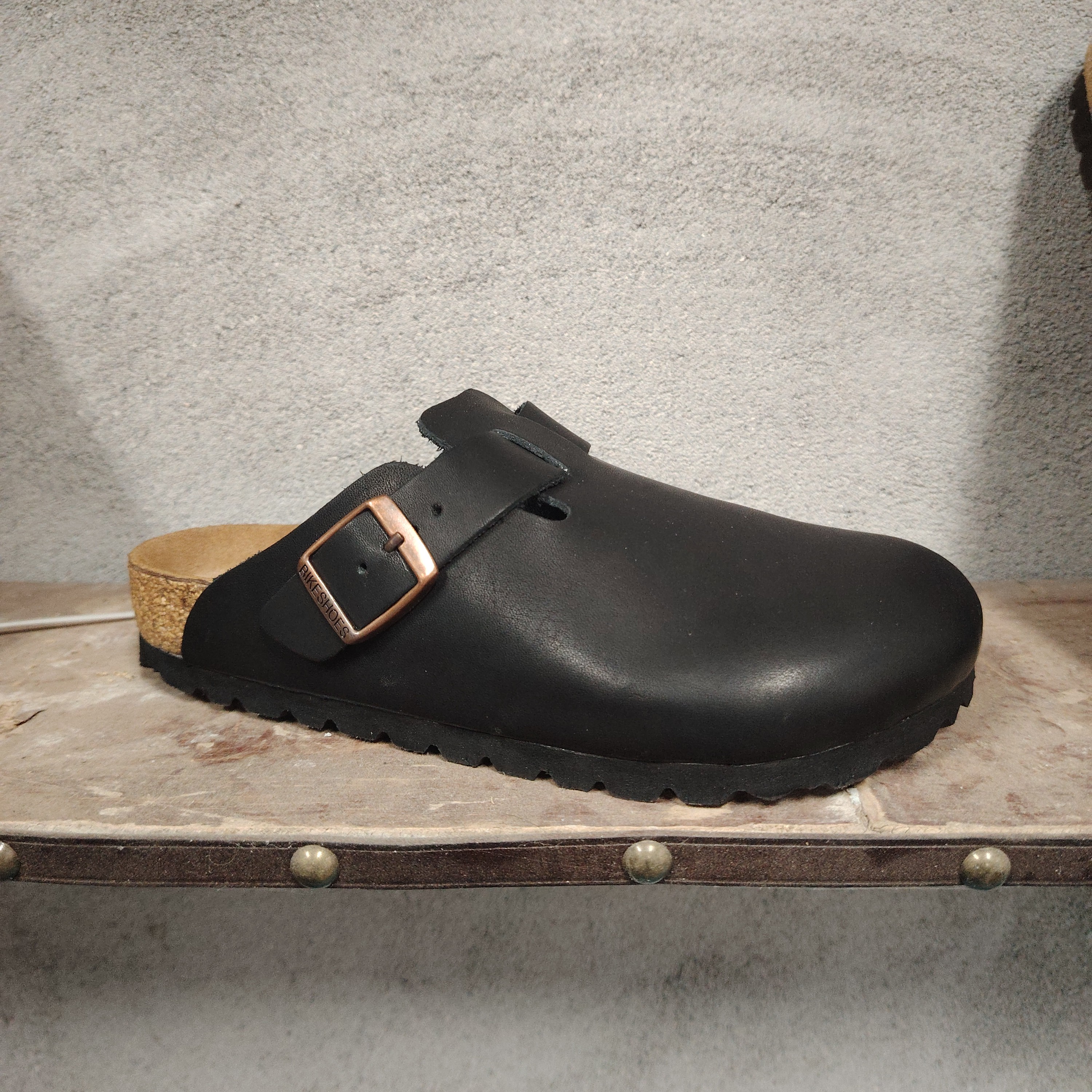 真皮勃肯鞋真软木休闲时尚男女同款头层牛皮情侣勃肯鞋半拖包头鞋