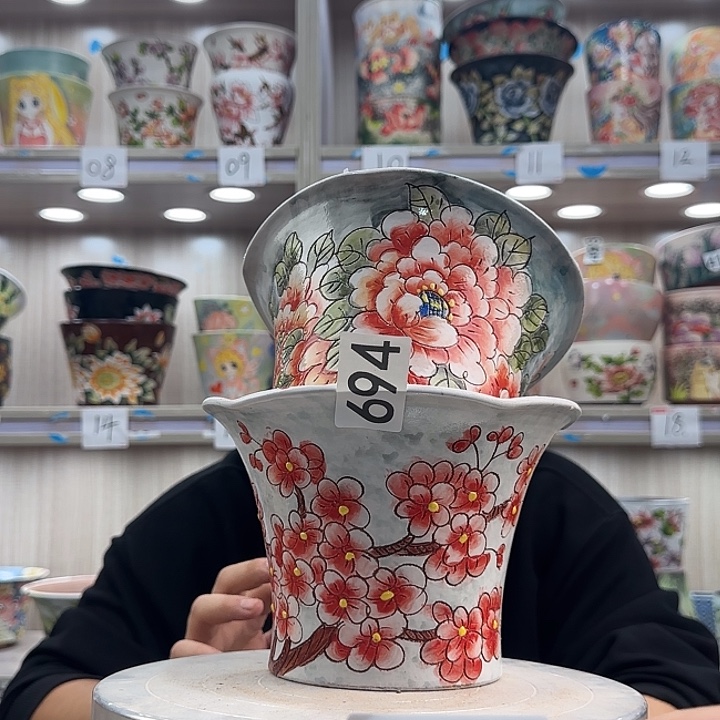 花盆紫砂瑕疵瑕疵695