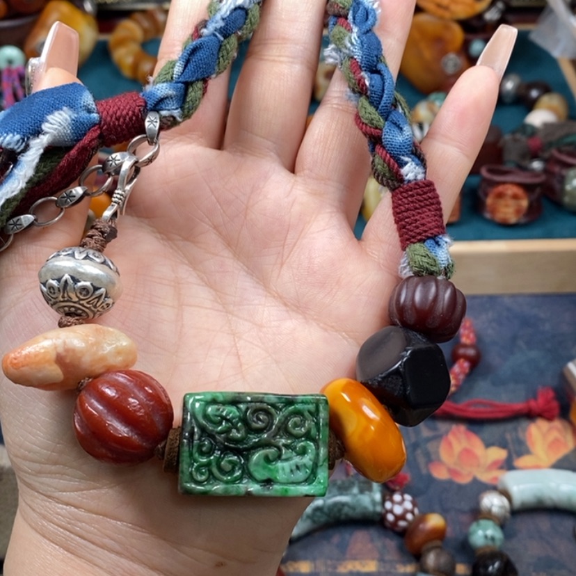 【闪购商品】翡翠颈饰未镶嵌项链