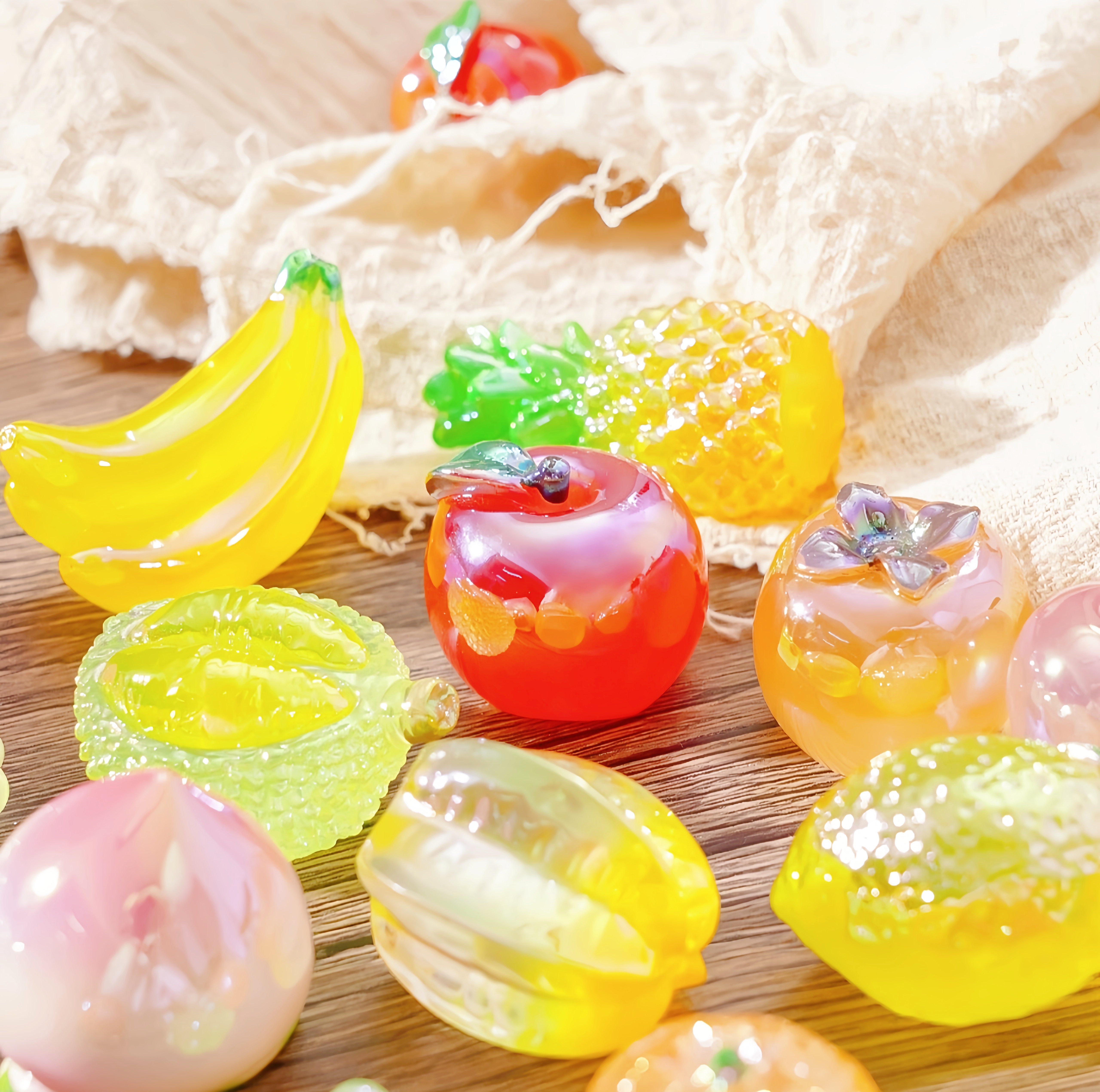 电镀【双许愿+对碰+打工人+隐藏】超大号仿真水果萌粒系列盲袋