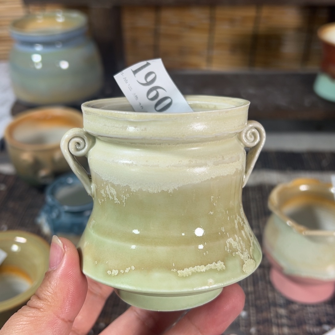 红陶景德镇手工花盆