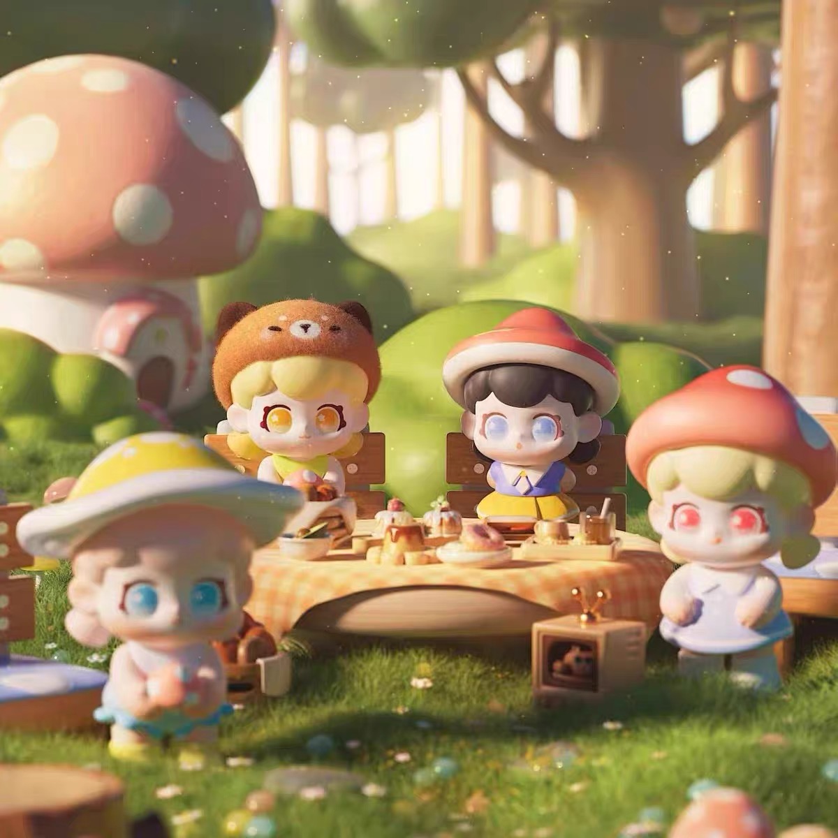 【拆盒】莉露露蘑菇小甜心  系列潮玩