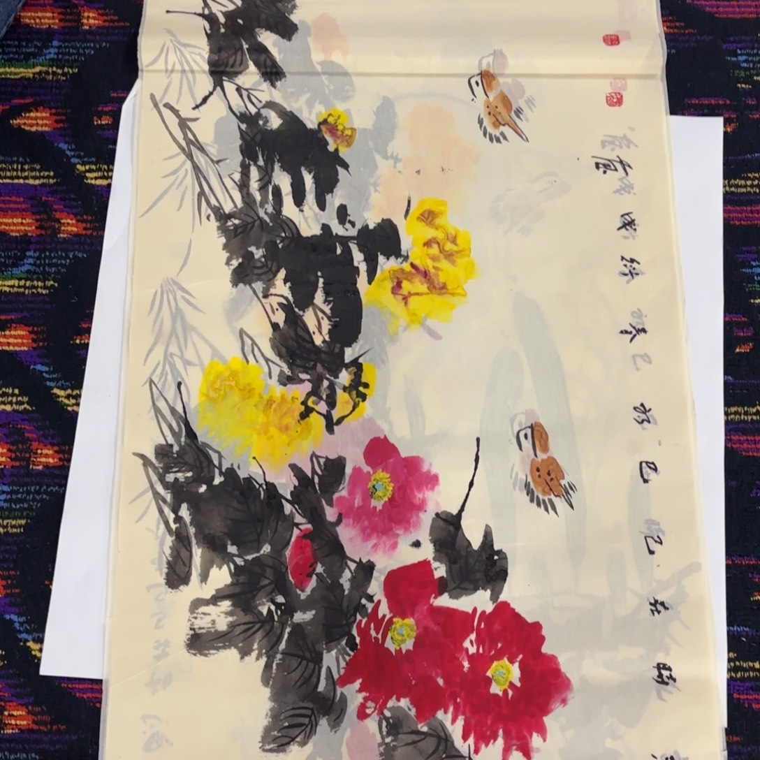 国画国画老师作品刘