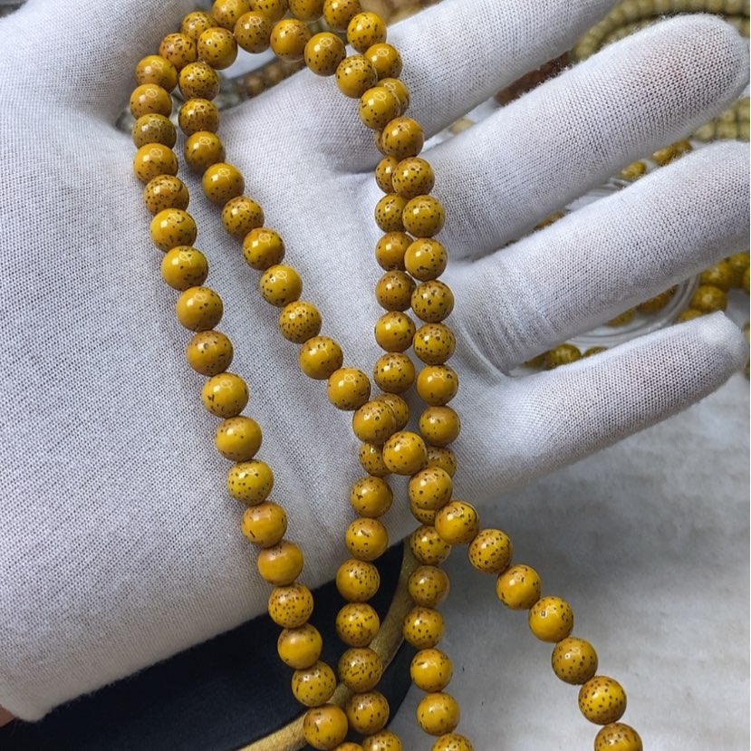 【闪购商品】星月菩提手串c****閜鸡油黄卡8正源