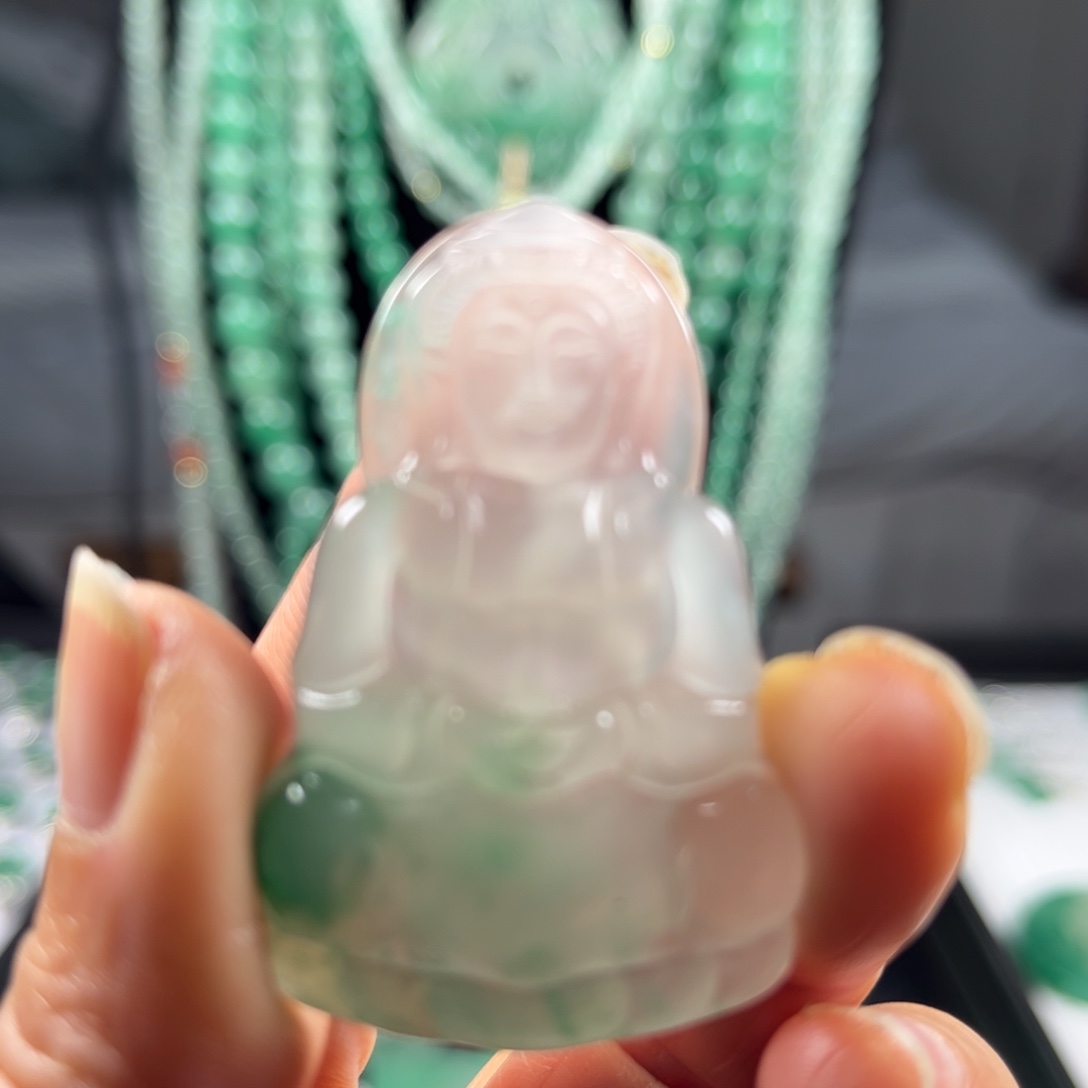 石英质玉吊坠(不含链)合金