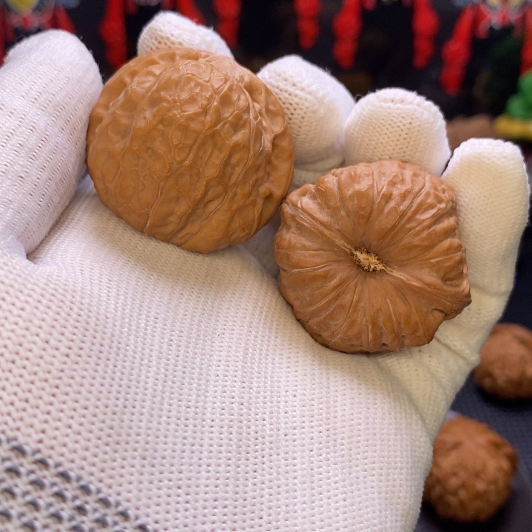 文玩核桃吊坠精品 小南瓜墩