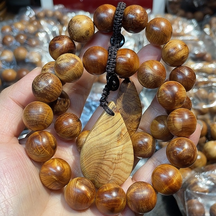 随***风手串/手链柏木（崖柏）15雪花2条