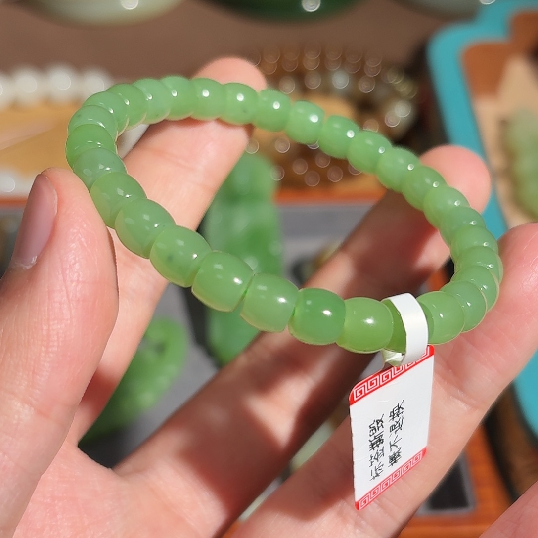 和田玉手串未镶嵌