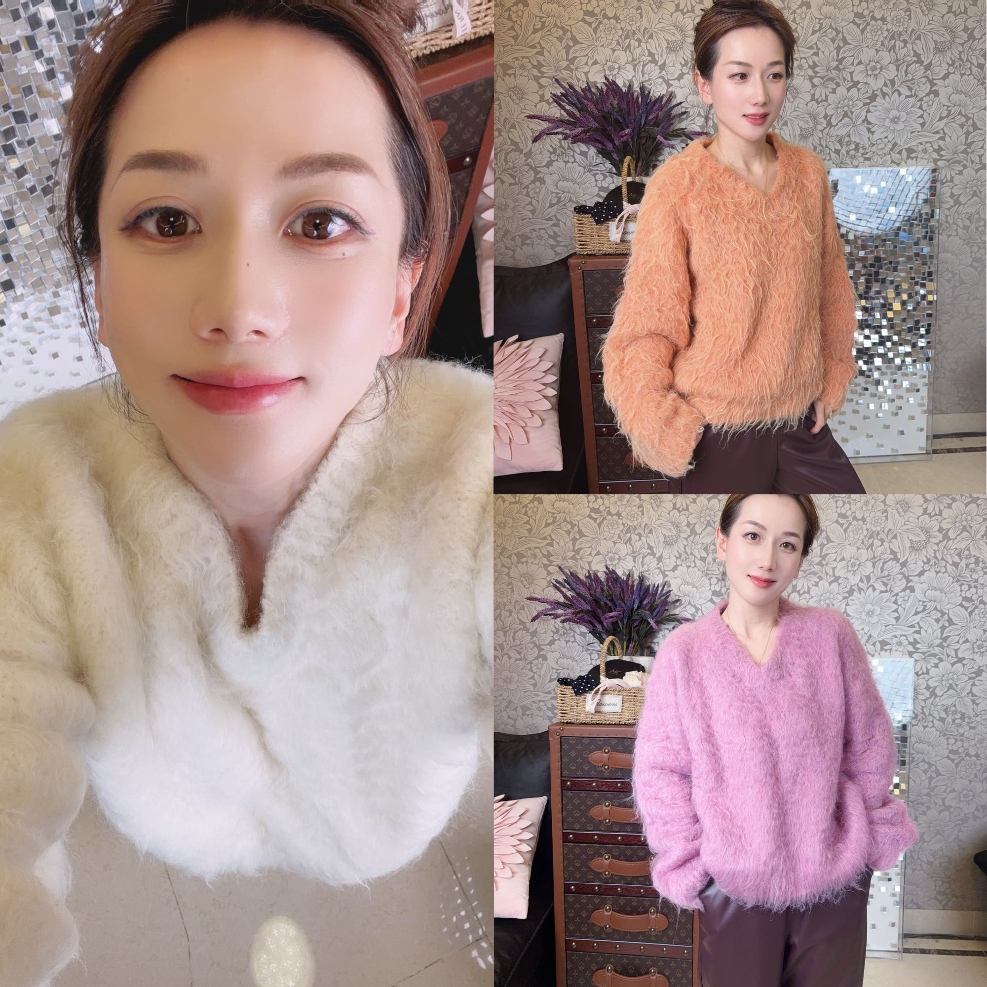 ML{沈园外}绵羊毛宽松慵懒别致毛衣