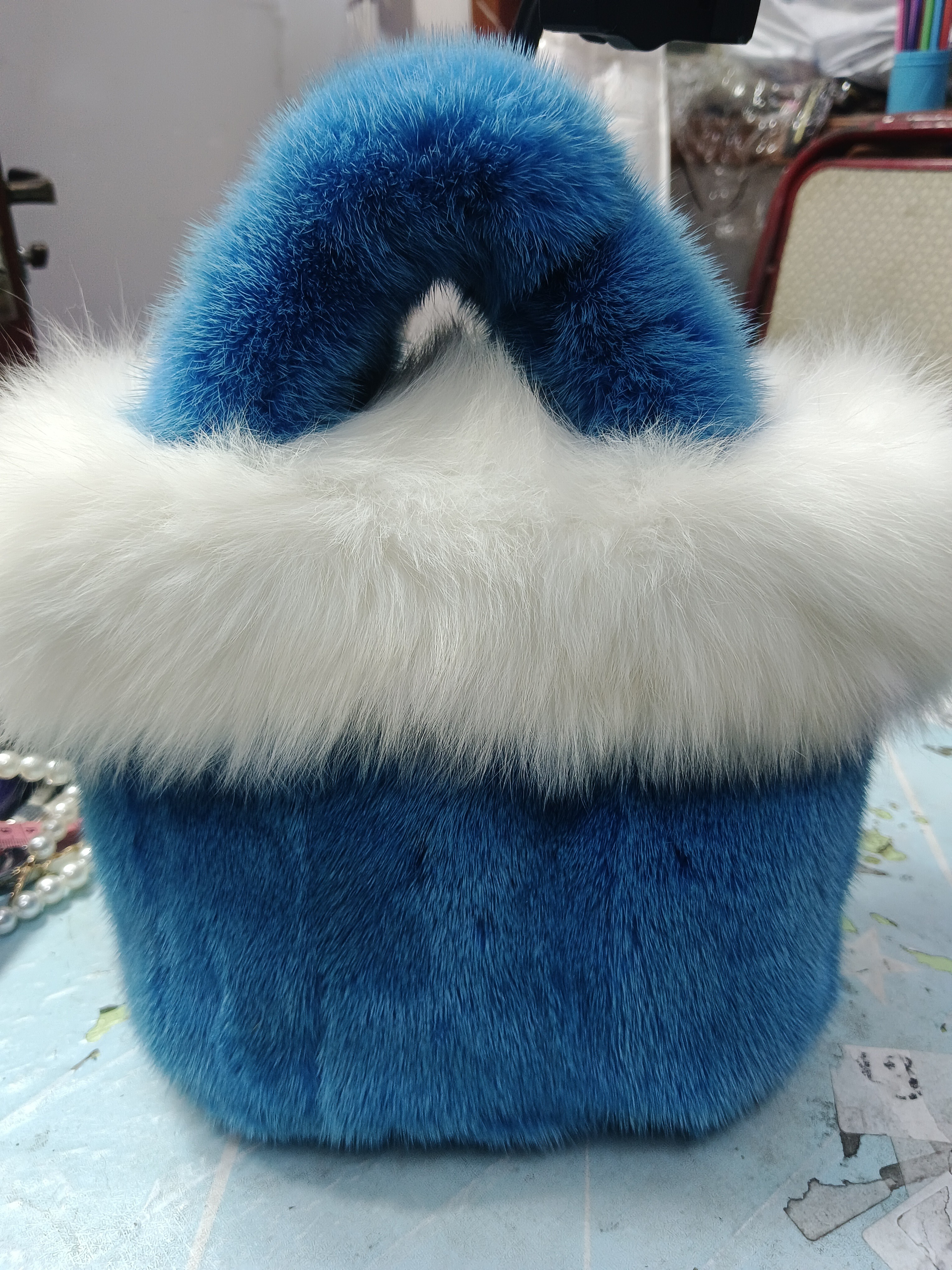 真毛包包菜篮子款式