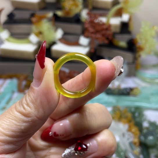 蛇纹石玉发饰未镶嵌