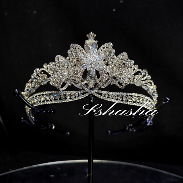 6996轻奢宴会结婚婚饰气质公主皇冠配饰大气韩式