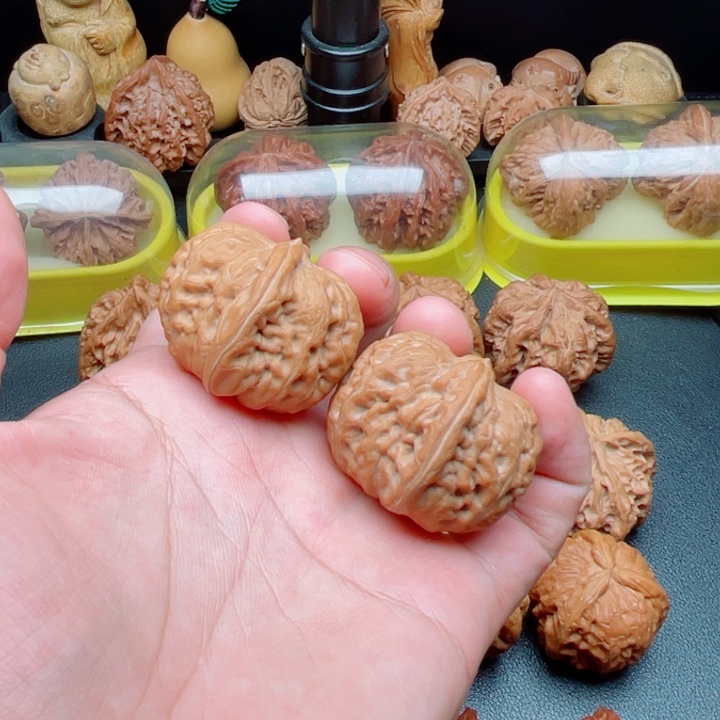 把件文玩核桃平谷元宝37×35×30