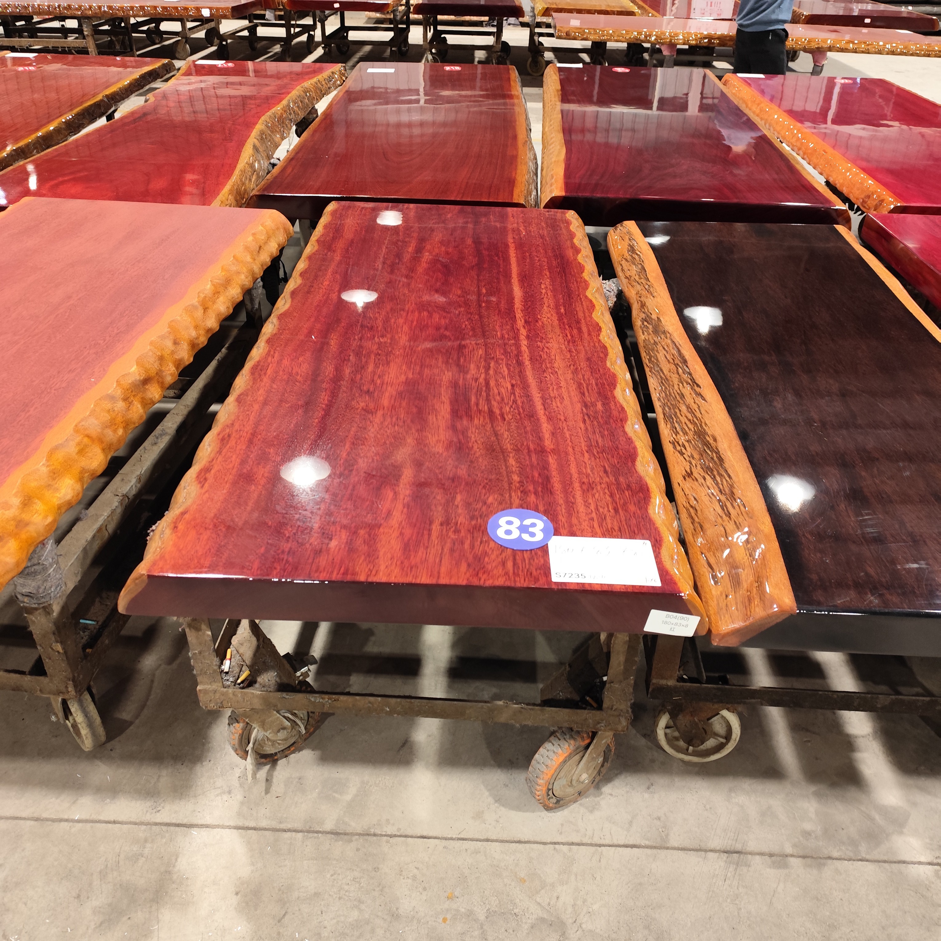 实木大板茶桌会议桌办公桌整板