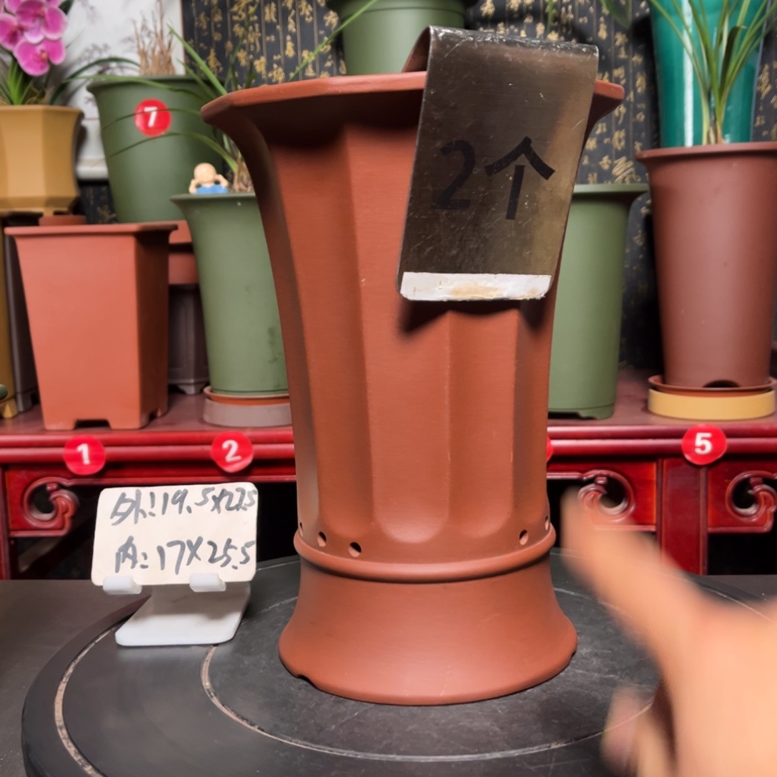 紫砂花盆紫砂花盆