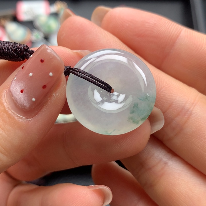 翡翠颈饰未镶嵌翡翠饰品24.2/5.3