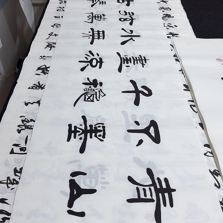 书法老师精品行书平尺