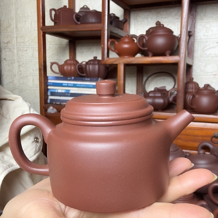 宠***惊茶壶紫砂德钟300cc底槽清精工半手工