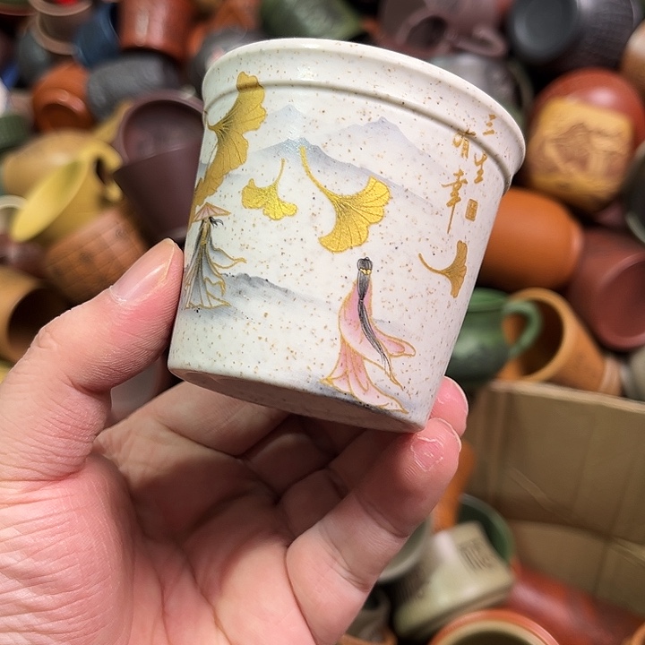 紫砂茶杯全手工紫砂主人杯