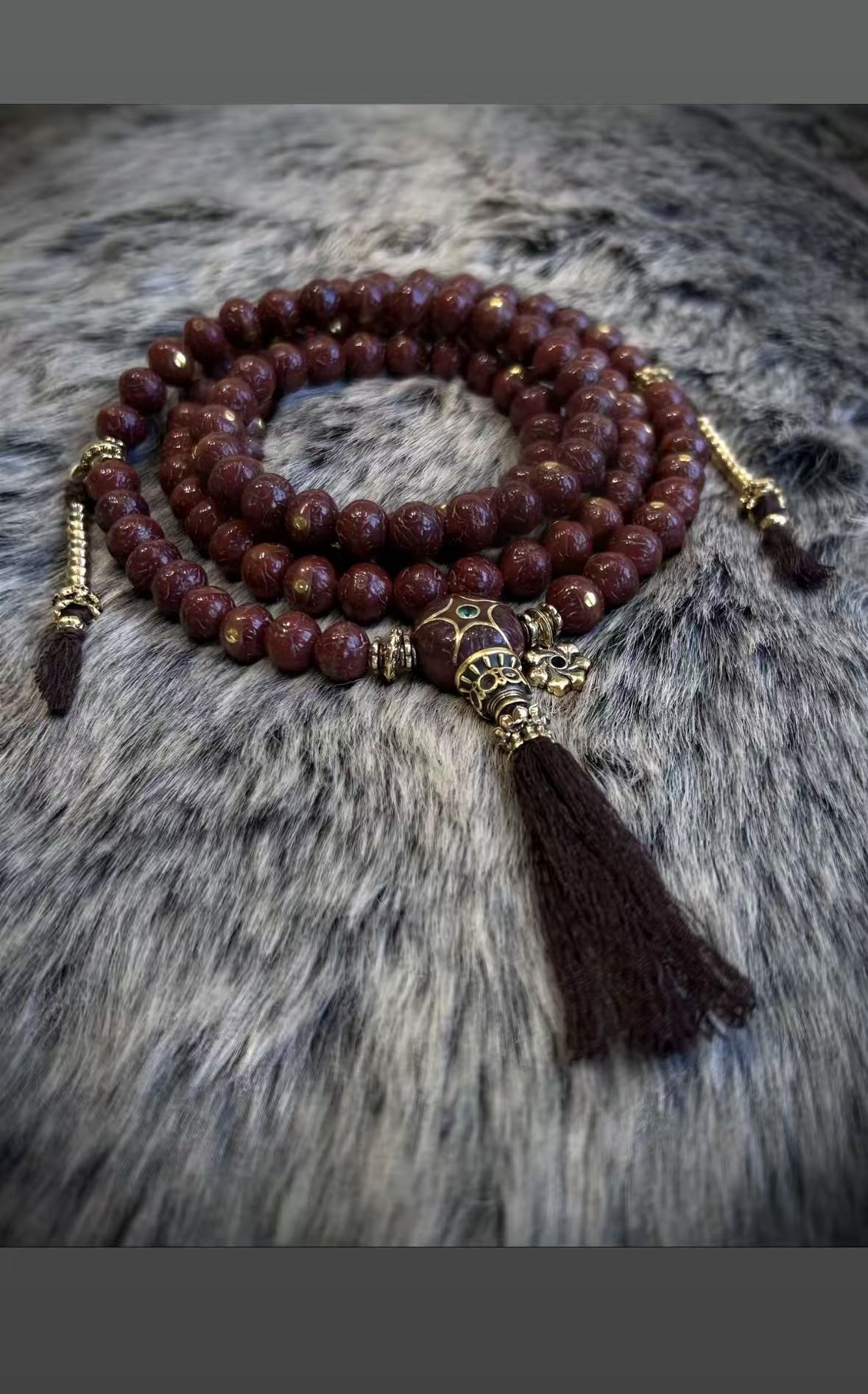 纯手盘玩9+尺寸凤眼满配饰镶嵌颗颗包浆精品