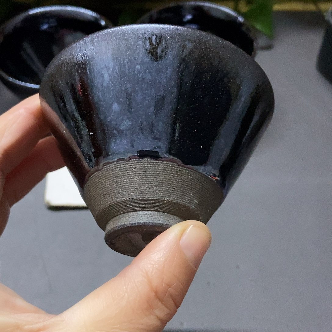 茶盏422建窑建盏微瑕磨底